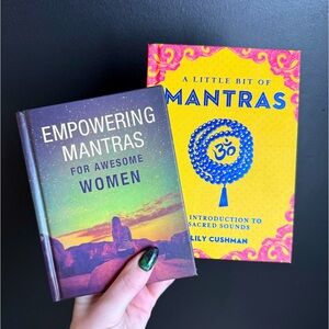 Mantra Books hardback- meditation spiritual yoga book
